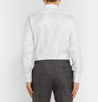 Kingsman - Turnbull & Asser White Herringbone Cotton Shirt - White