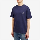 Bram's Fruit Men's Outline Lemon T-Shirt in Navy