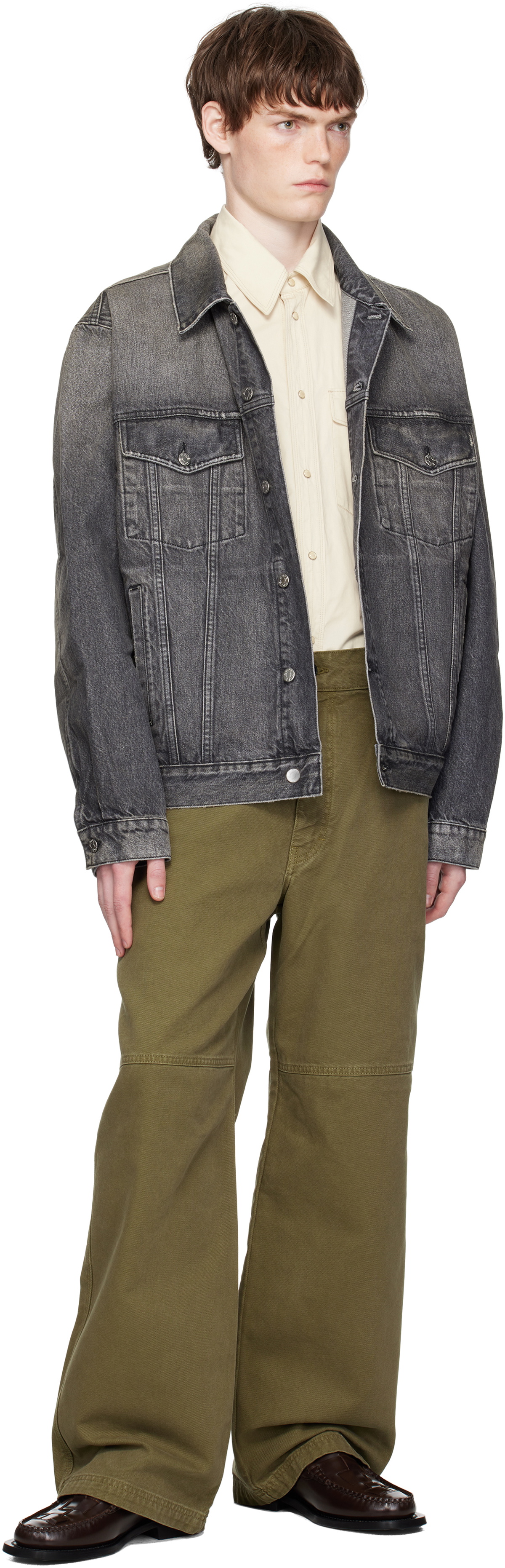 HOPE Khaki Workwear Trousers