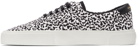 Saint Laurent Black & White Venice Low Sneakers