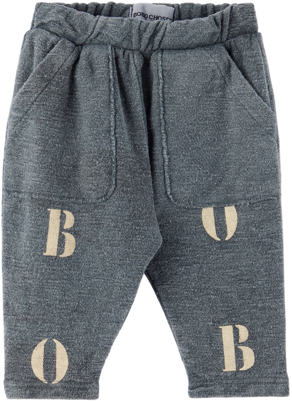 Photo: Bobo Choses Baby Gray Cotton Lounge Pants