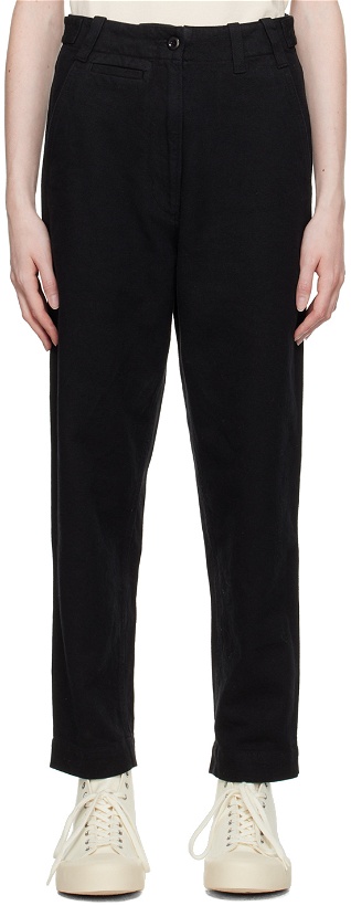 Photo: Margaret Howell Black Tapered Trousers