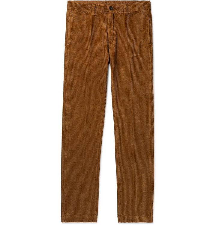 Photo: Massimo Alba - Cotton-Corduroy Trousers - Brown