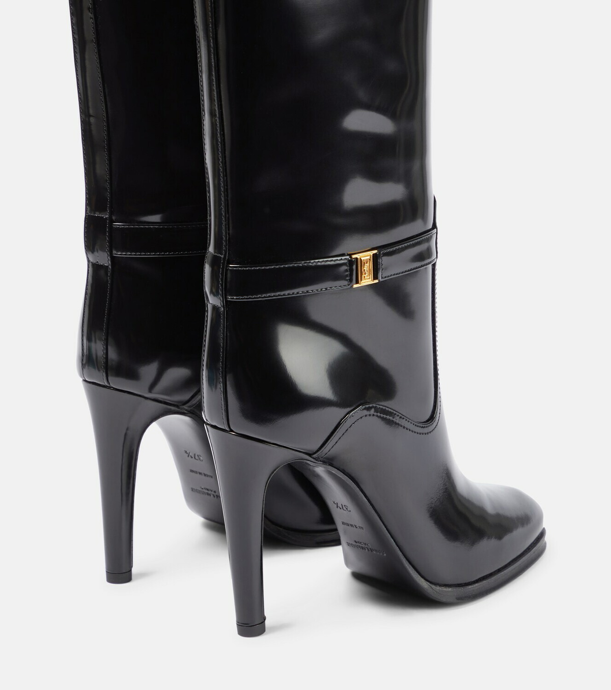 Saint Laurent - Diane 110 knee-high leather boots