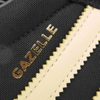 Adidas Men's Gazelle Indoor Sneakers in Core Black/Almost Yellow