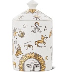 Fornasetti - Astronomici Bianco Scented Candle, 300g - Colorless