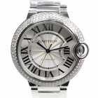 Cartier Ballon Bleu Medium 18k White Gold Watch WE9006Z3