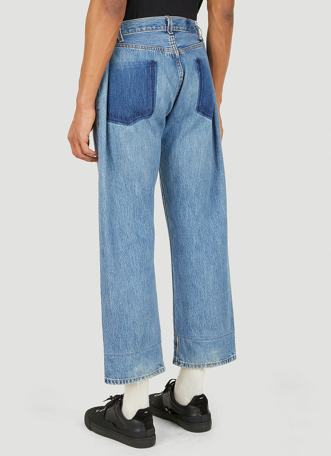 Bonum Stonewash Wide Leg Jeans