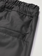 Fear of God - Tapered Logo-Appliquéd Rubber-Bonded Nylon Sweatpants - Black