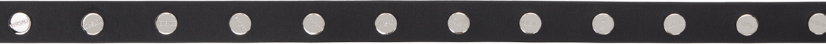Versace Black Medusa Heritage Leather Belt
