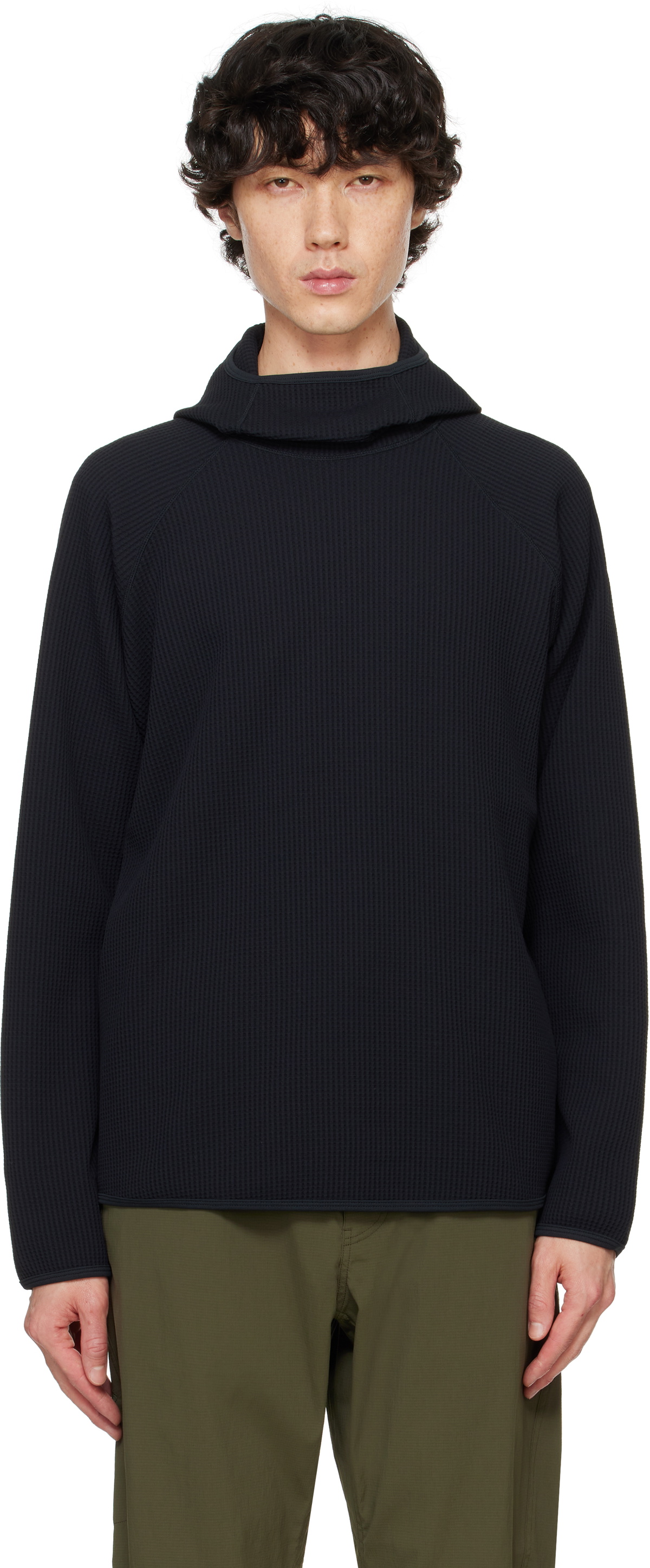 トップス Goldwin WF Light Long Sleeve Hoodie/ L Goldwin Black WF Light Long Sleeve Hoodie Goldwin