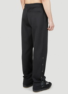 Lanvin - Embroidered Logo Track Pants in Black