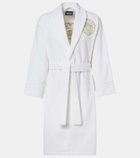 Versace Home Medusa Gala cotton and linen terry bathrobe