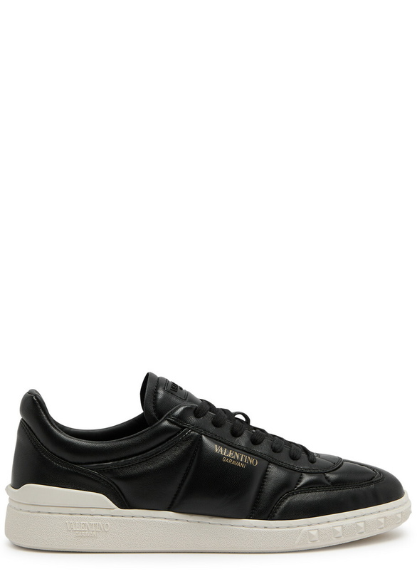 Photo: Valentino Upvillage Padded Leather Sneakers Black