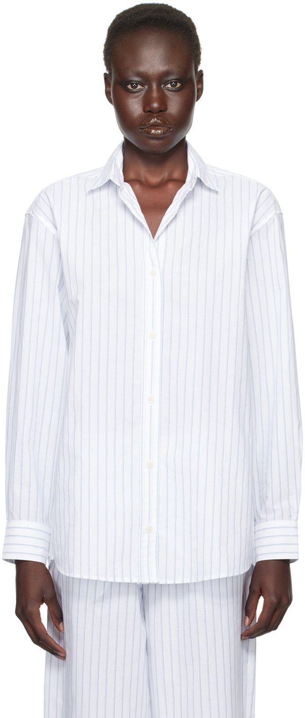 Baserange White & Blue Ole Shirt Baserange