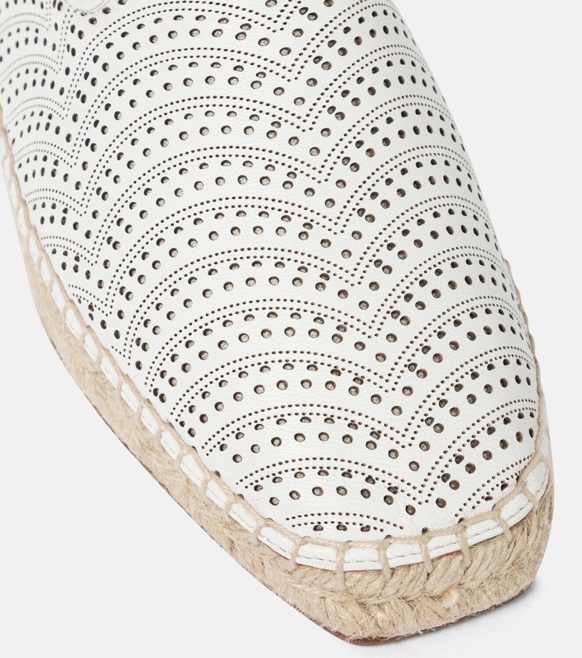 Alaïa Laser-cut leather espadrilles