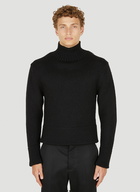 High Neck Sweater in Black