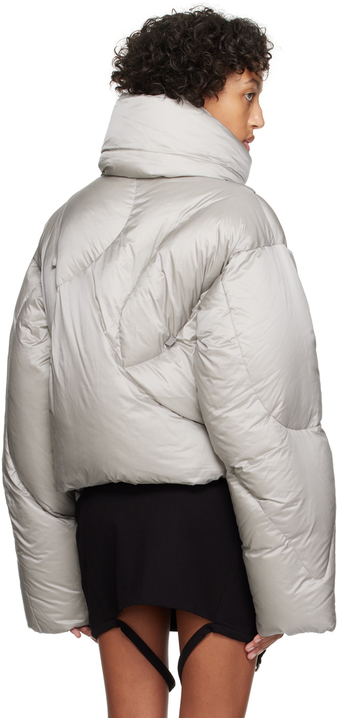 HELIOT EMIL Gray Connective Down Jacket