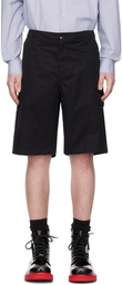 Kenzo Black Kenzo Paris Cargo Pocket Shorts