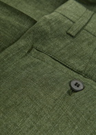 Sunspel Tapered-leg Linen Trousers Khaki