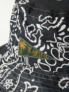 KAPITAL - Logo-Appliquéd Bandana-Print Cotton Bucket Hat