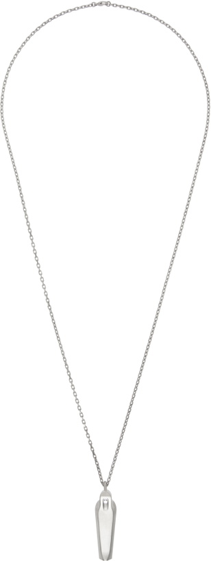 Photo: Rick Owens Silver Hollywood Sarcophagus Charm Necklace