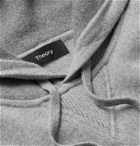 Theory - Crimden Mélange Wool and Cashmere-Blend Hoodie - Gray