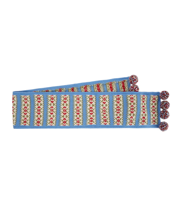 Photo: Bode Wedgewood virgin wool scarf