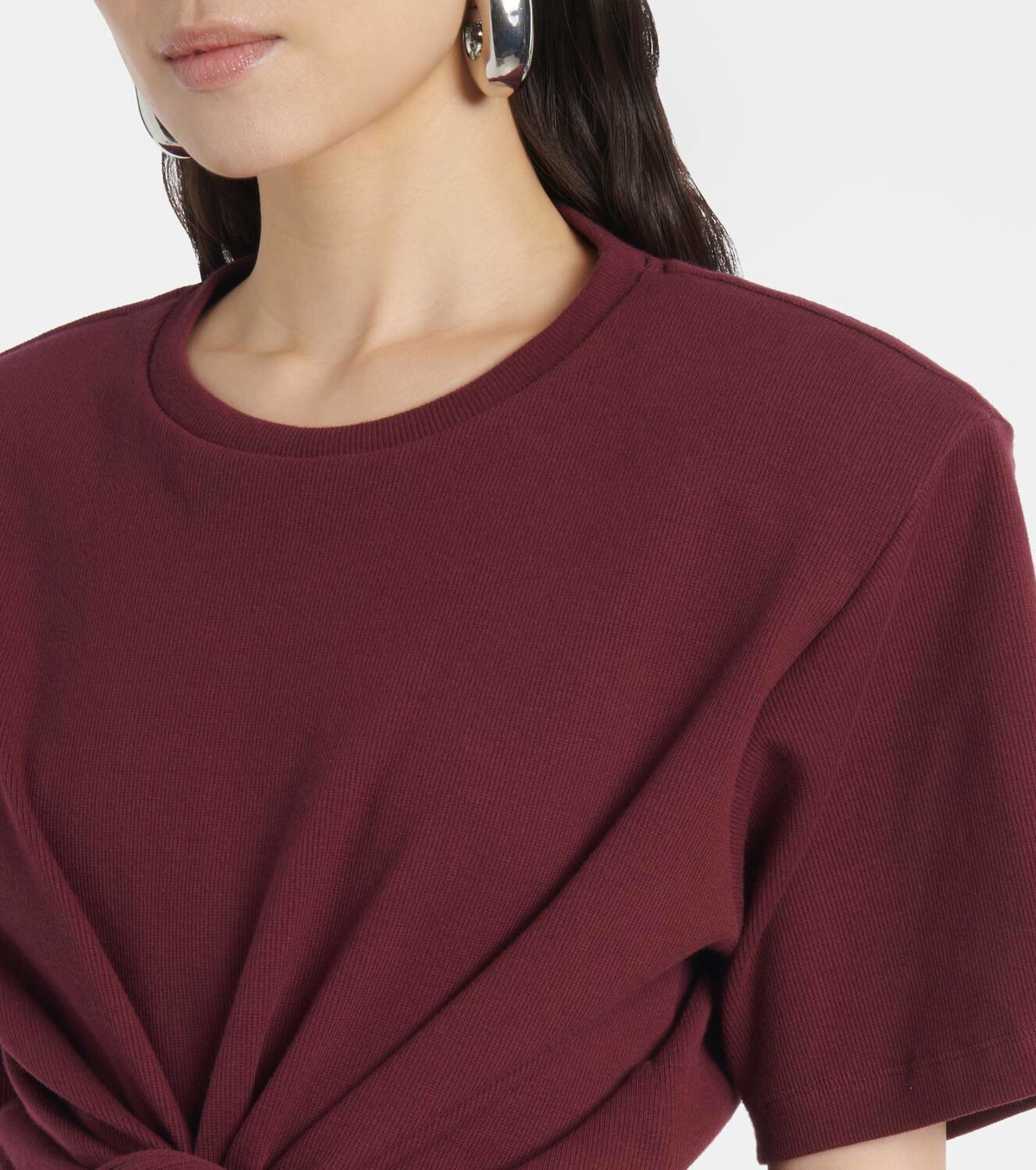 Magda Butrym Cotton-blend jersey T-shirt