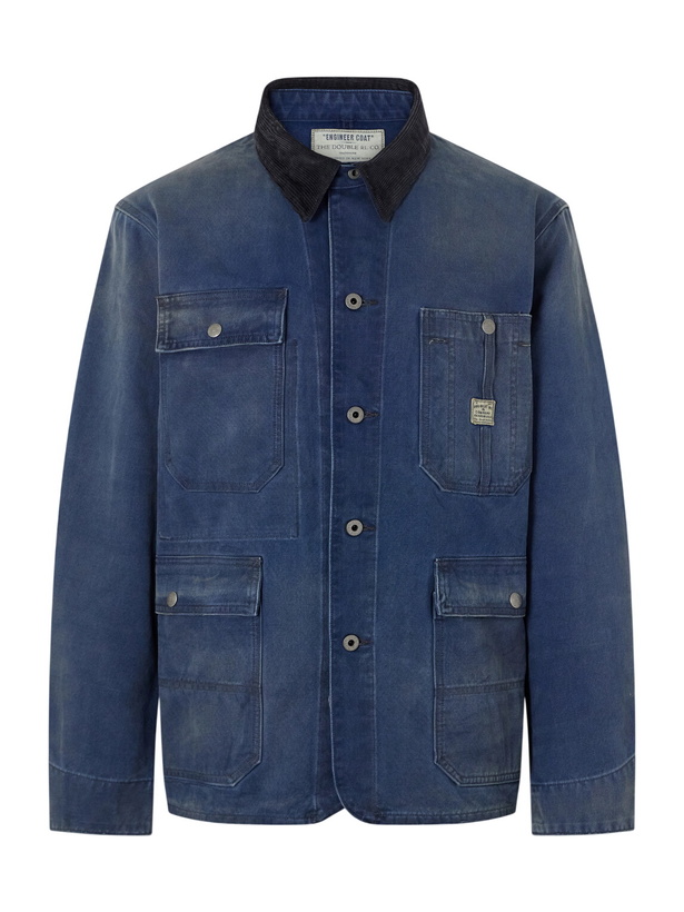 Photo: RRL - Cotton-Canvas Blouson Jacket - Blue