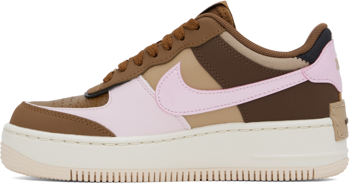 brown pink air force 1