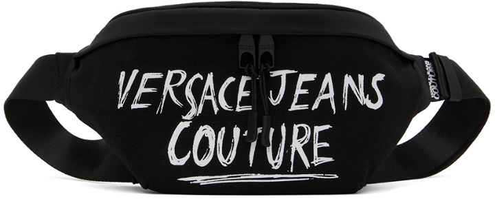 Photo: Versace Jeans Couture Black Zip Belt Bag
