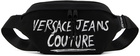 Versace Jeans Couture Black Zip Belt Bag