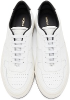 Common Projects White & Black Bball '90 Low Sneakers