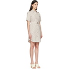 Burberry Beige Check Minidress