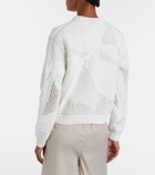 Max Mara Salvo open-knit cotton sweater