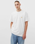 Carhartt Wip S/S Chase T Shirt White - Mens - Shortsleeves