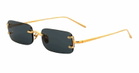 Linda Farrow Taylor - Yellow Gold / Green Lens Sunglasses