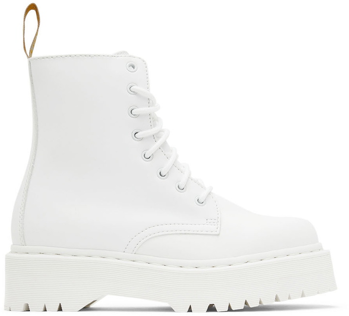 Photo: Dr. Martens White Jadon II Mono Boots