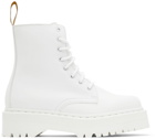 Dr. Martens White Jadon II Mono Boots