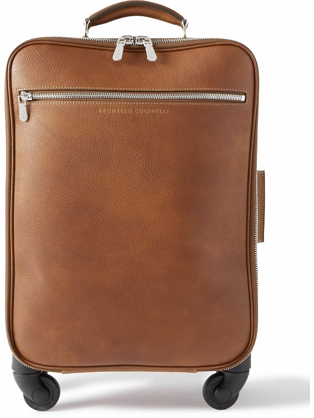 Photo: Brunello Cucinelli - Full-Grain Leather Suitcase