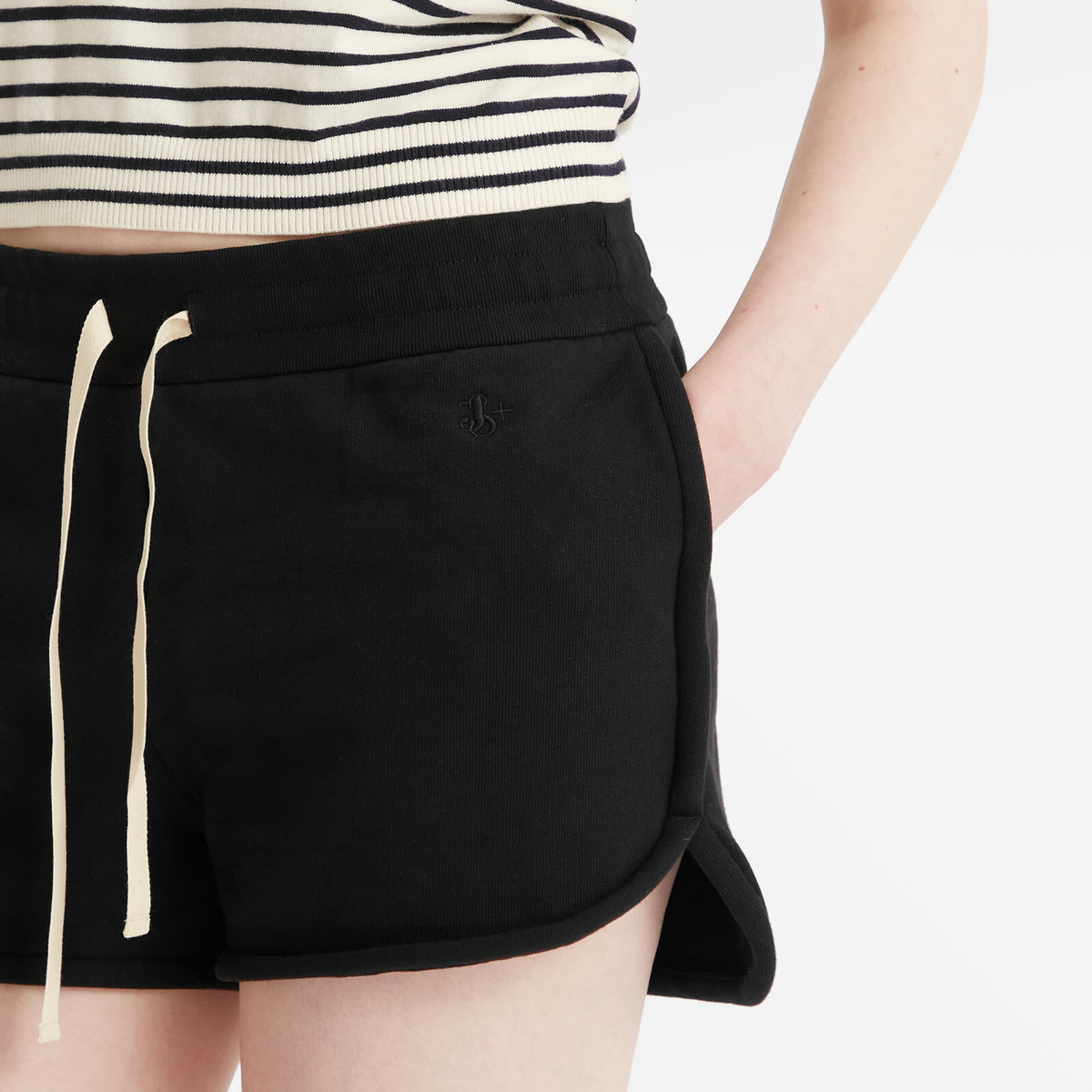 Jil Sander+ Women's Logo Shorts in Black