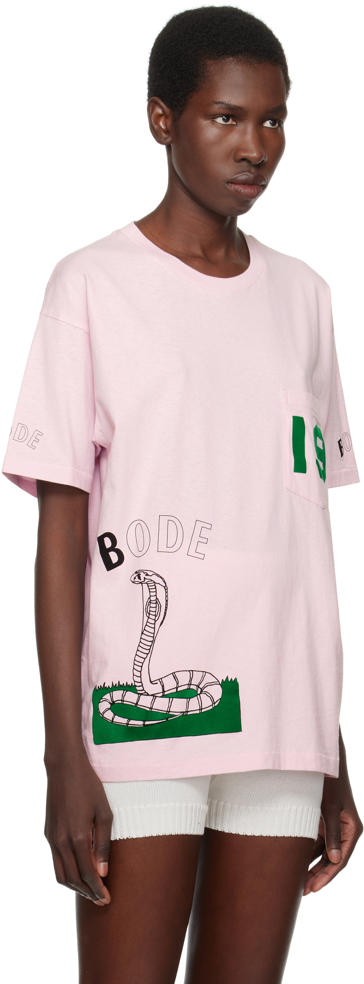 Bode Pink Cobra T-shirt