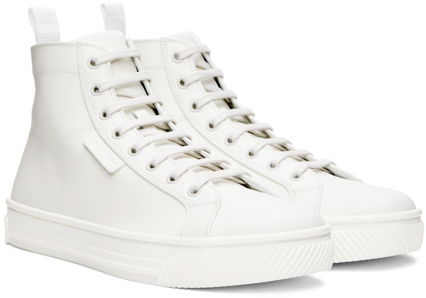 Gianvito Rossi White 360 High Sneakers