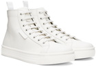 Gianvito Rossi White 360 High Sneakers