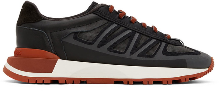 Photo: Maison Margiela Black & Orange 50/50 Sneakers