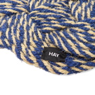 HAY Coco Door Mat - Swirl in Blue/Off-White 
