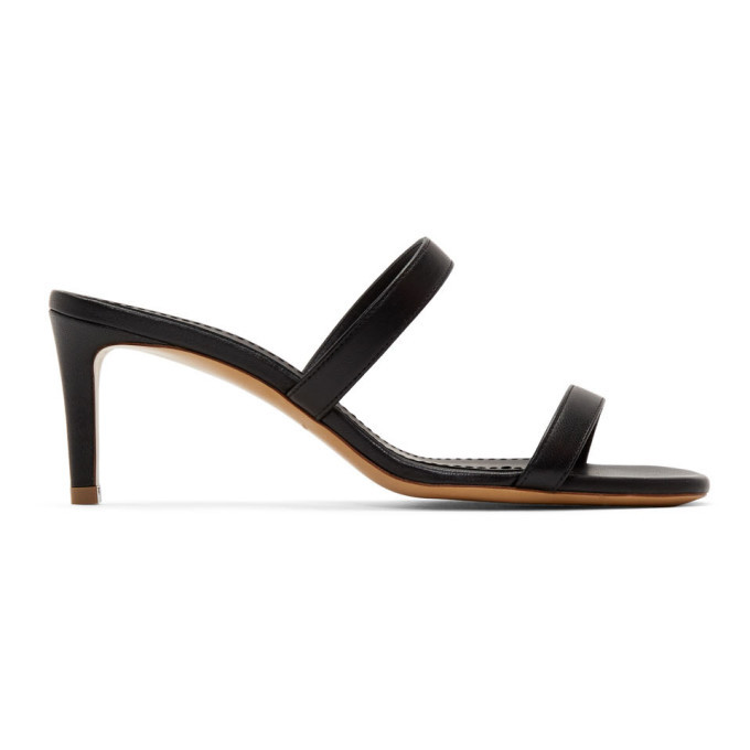 Mansur Gavriel Black Leather Fino Sandals Mansur Gavriel