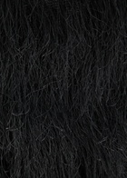 Entire Studios Micro Fringe Jersey Mini Skirt Black