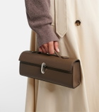 Savette Symmetry Slim Medium leather top-handle bag